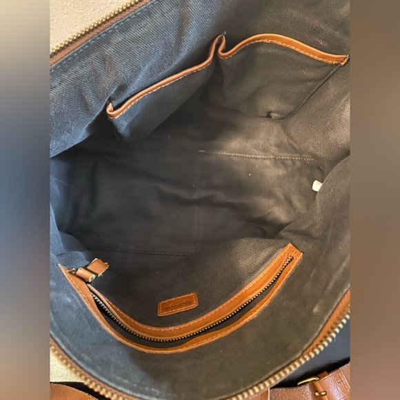 MADEWELL Glasgow English Saddle Leather Satchel Top Handle Shoulder Bag B6386 - Picture 8 of 16